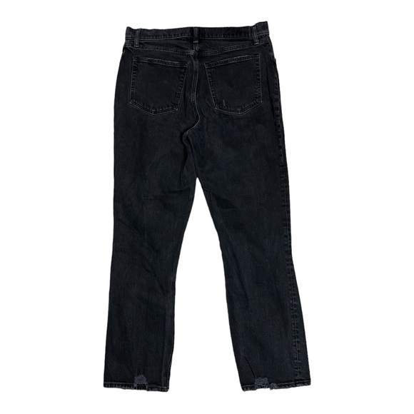 Abercrombie & Fitch The ‘90s Straight Ultra High Rise Black Jeans - Picture 6 of 9
